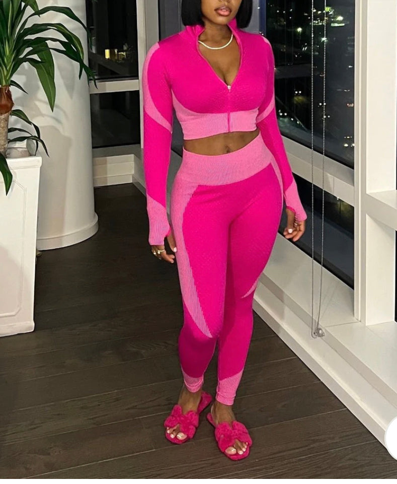 Fuchsia two-piece Set￼