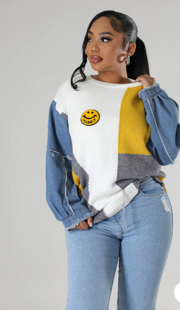 Jean Smile Sweater