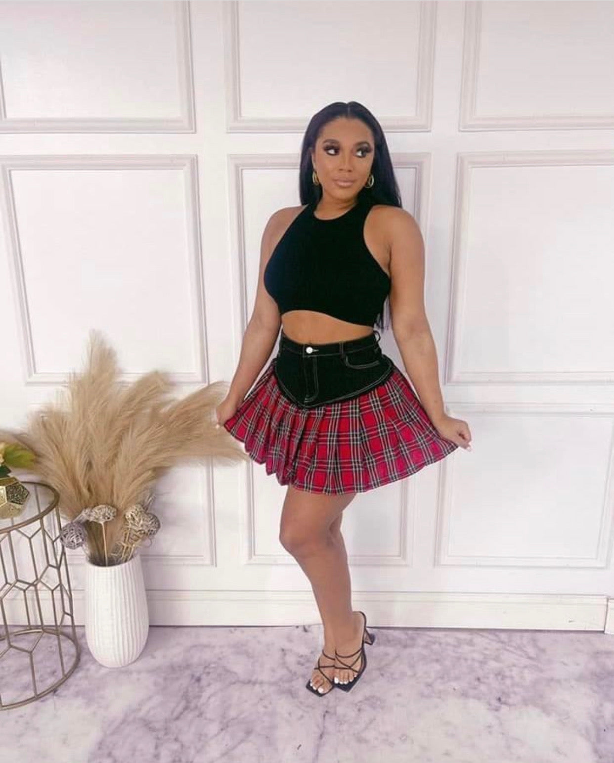 Plaid Skirt