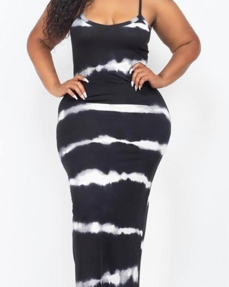 Black And White Stripe Dress